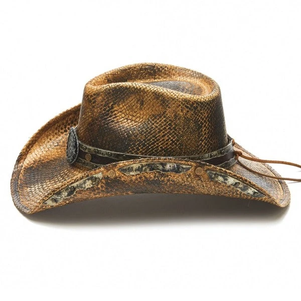 Stampede Men's Straw Cowboy Hat - The Revolver - Image 3