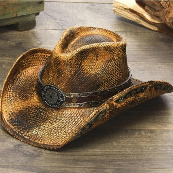 Stampede Men's Straw Cowboy Hat - The Revolver - Image 6