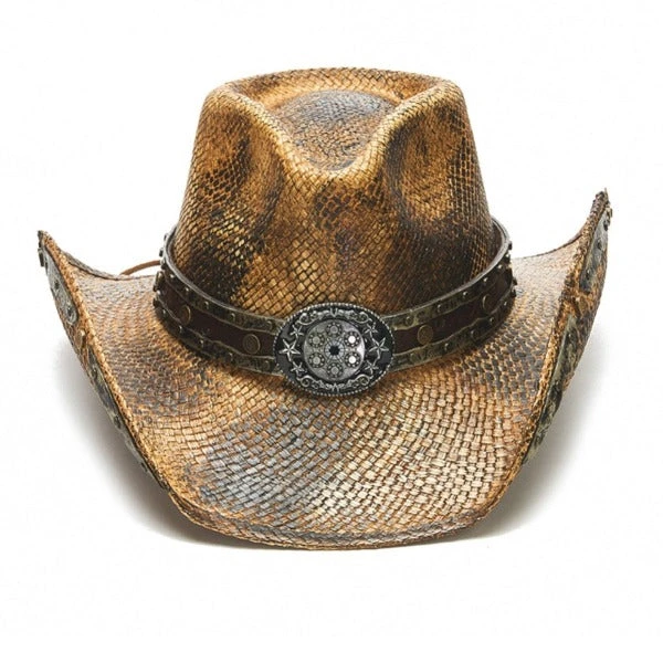 Stampede Men's Straw Cowboy Hat - The Revolver - Image 2