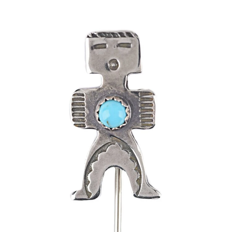 Peyote Bird Sterling Silver Little Spirit Hat Stick Pin