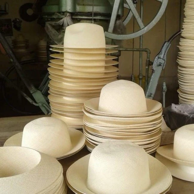 Ronnel Panama Straw Blue Fedora Hat | The Martin - Image 5