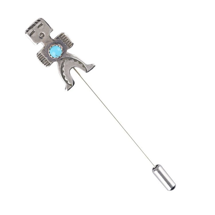 Peyote Bird Sterling Silver Little Spirit Hat Stick Pin - Image 3