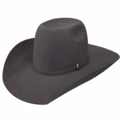 Resistol 90 Pay Window Grey Wool Cowboy Hat