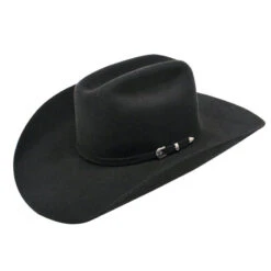 Ariat 3X Double S Black Wool Cowboy Hat