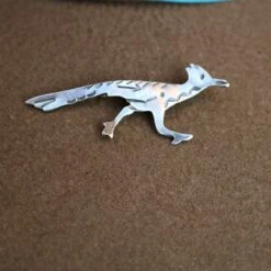 Peyote Bird Sterling Silver Road Runner Hat Pin