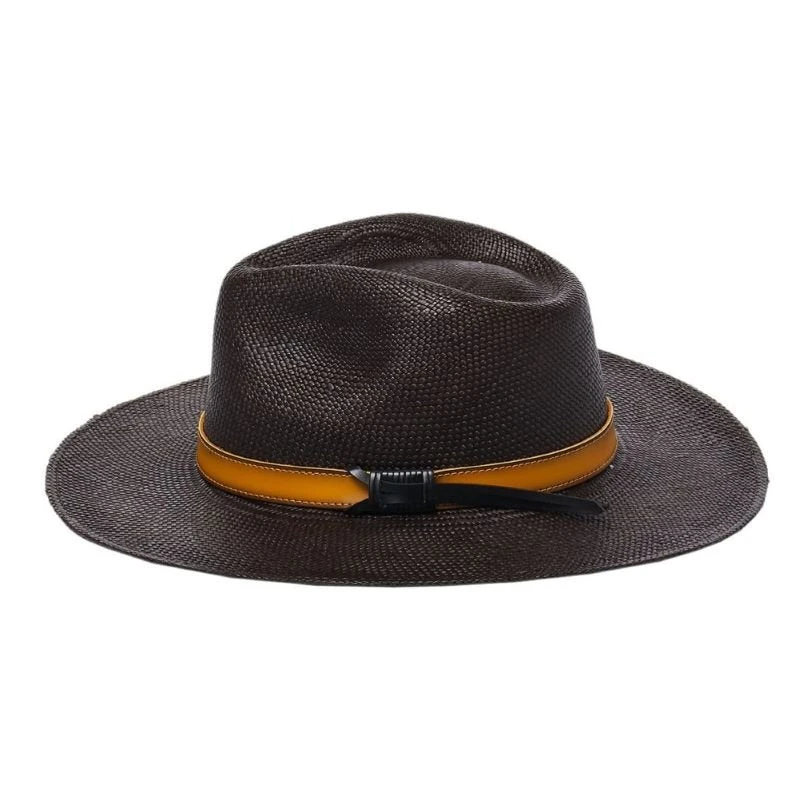 Austral Black Straw Panama Hat - Bando - Image 3